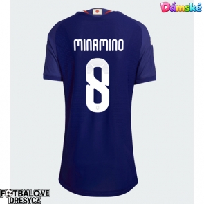 Japonsko Takumi Minamino #8 Dámské Domácí Dres MS 2026 Krátký Rukáv